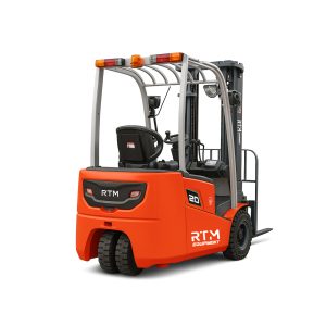 Carretilla eléctrica de litio RTM CPD13–20SQ de 3 ruedas para pasillos estrechos