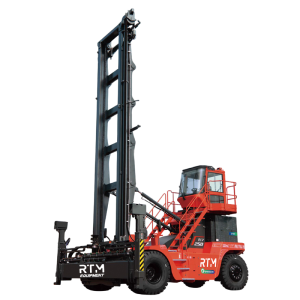 Manipulador de contenedores eléctrico RTM G2 25T con apilamiento de 7–8 alturas